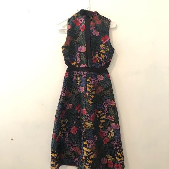 Erdem x H&M Floral Jacquard Dress sz 6 - Picture 4 of 8